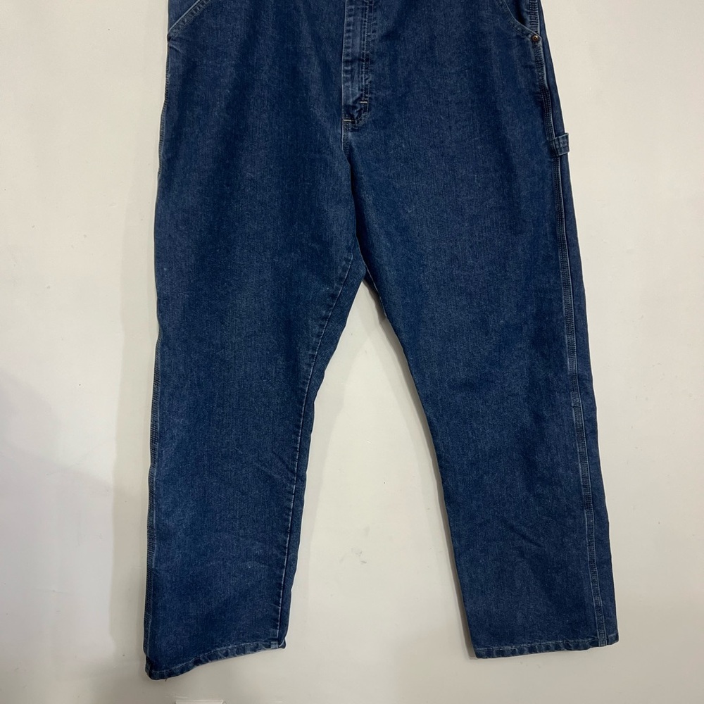 Wrangler Carpenter Jeans Adult 40x32 Blue Denim Straight‎ Leg